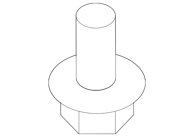 Frame Molding Clip 3C0-837-975 - View 3