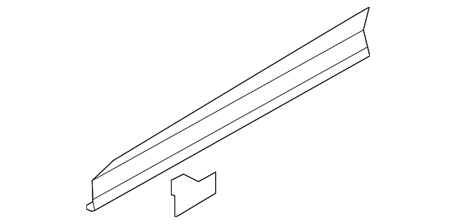 Lower Molding 5N0-854-940-D-UBN - View 3