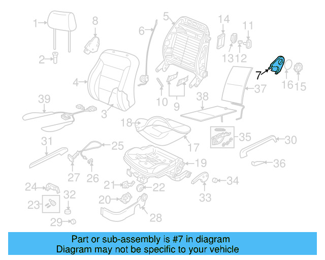 Height Adjuster 1J0-881-053-D