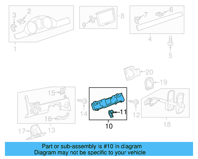 Bracket 3AA-857-318-C - View 3