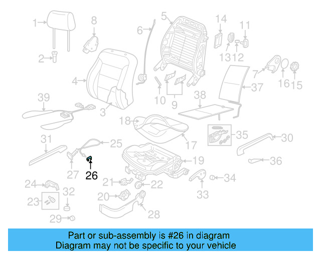 Cable Retainer Spring 1J0-881-247-A - View 21