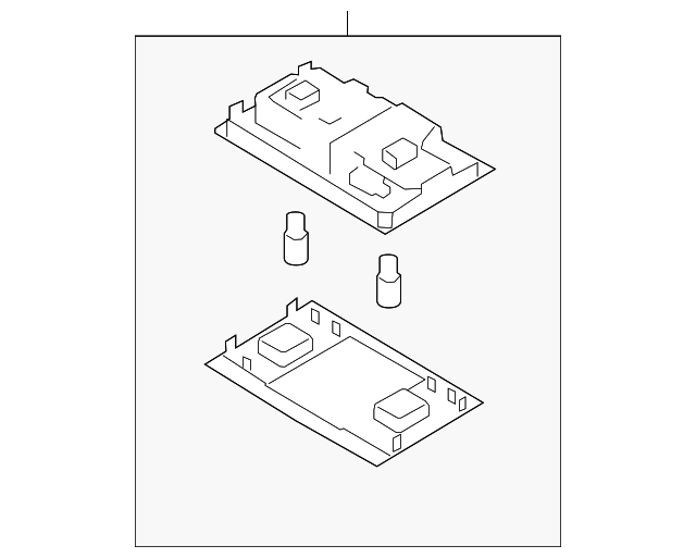 Map Lamp Assembly 7T0-959-561-P-KOX
