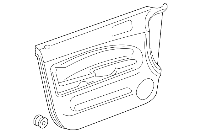 Door Trim Panel 3B0-867-012-BD-RRM - View 2