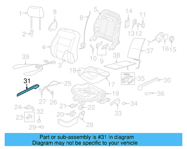 Channel Cover 1J0-881-088-D-U71 - View 3