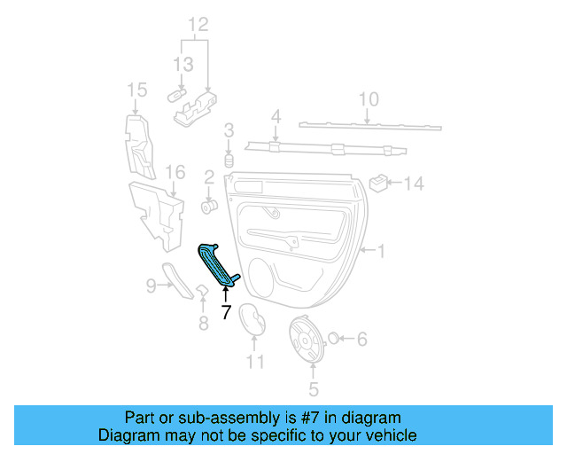 Speaker Grille 3B0-868-149-U71 - View 36