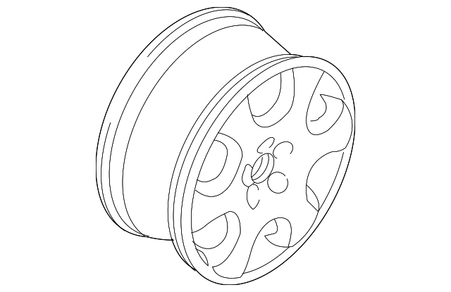 Wheel, Alloy 1C0-601-025-G-091 - View 4