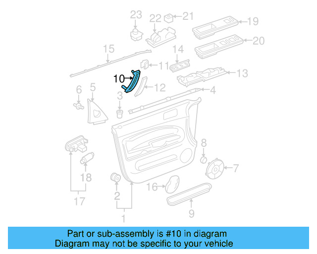Pull Handle 3B0-867-180-A-75R - View 3