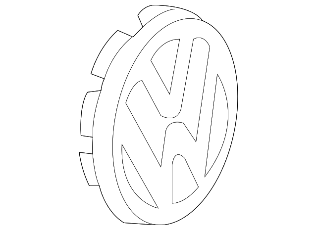 Hub Cap 1C0-601-149-A-GRB - View 3