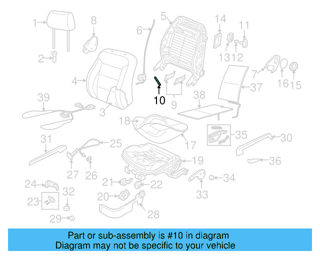 Tension Spring 1J0-881-497 - View 7