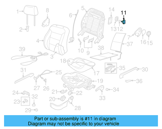 Recline Cover 1C0-881-480-A-U71