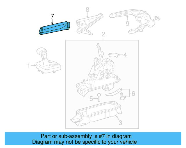 Park Brake Handle 1K0-711-461-E-ULJ