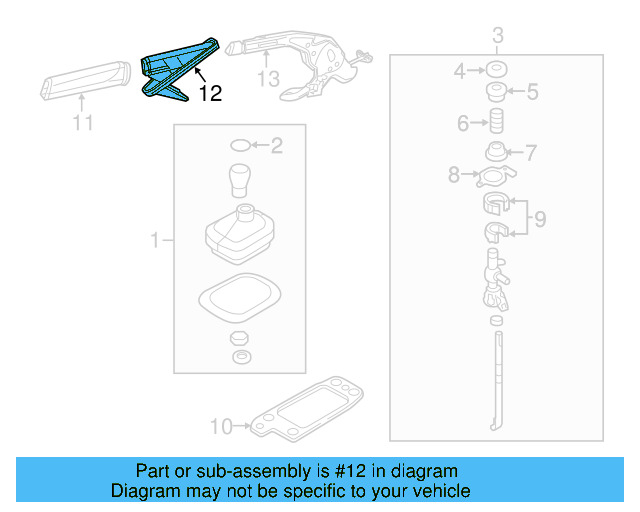 Parking Brake Lever Cover 5C0-711-465-D-OBX - View 14
