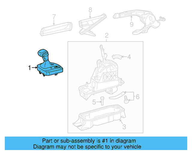 Shift Knob 1K1-713-203-R-TVH - View 7