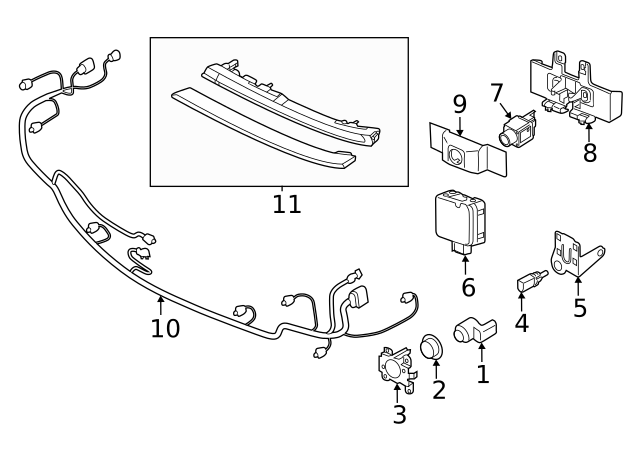 Temp Sensor Bracket 1S0-820-536 - View 4