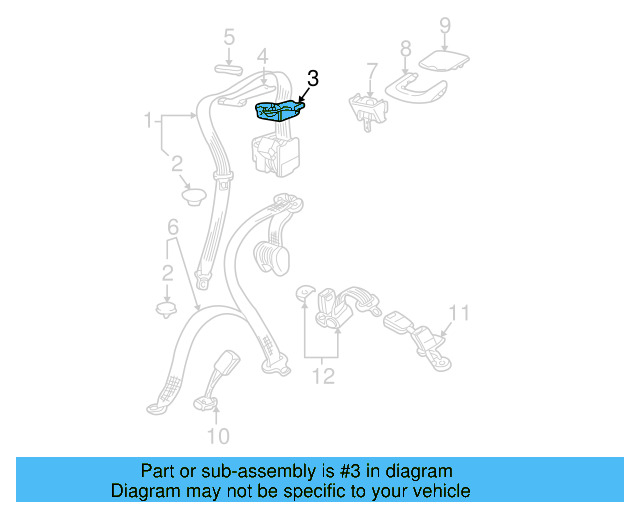 Belt Holder 3B0-857-762-A - View 6