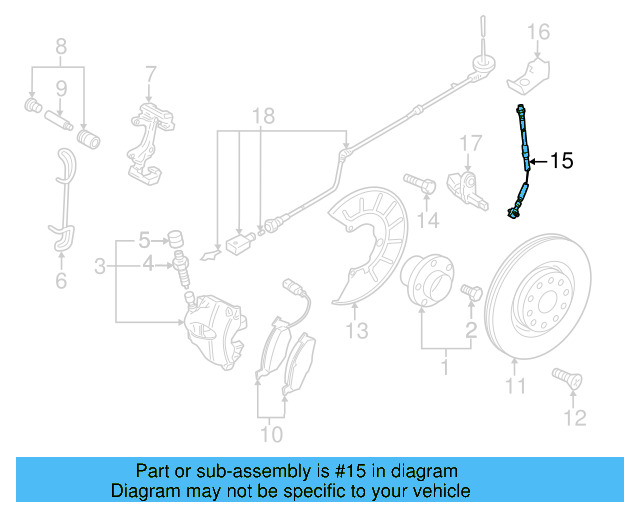 Brake Hose 1K0-611-701-K