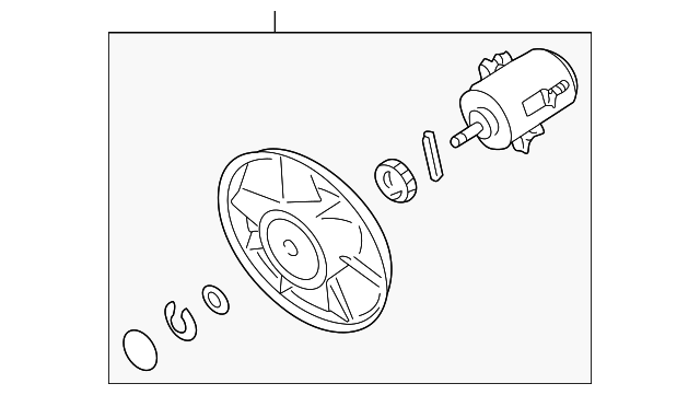 Engine Cooling Fan Motor 1HM-959-455-C