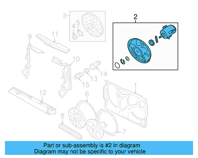 Engine Cooling Fan Motor 1HM-959-455-C - View 3