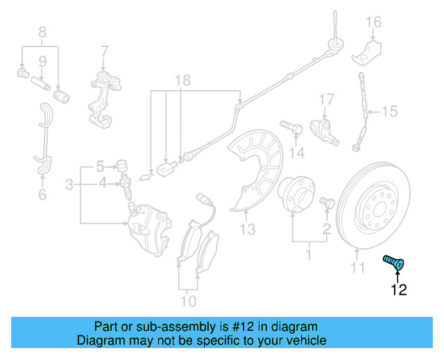 ABS Sensor Wire 1K0-927-903-AE