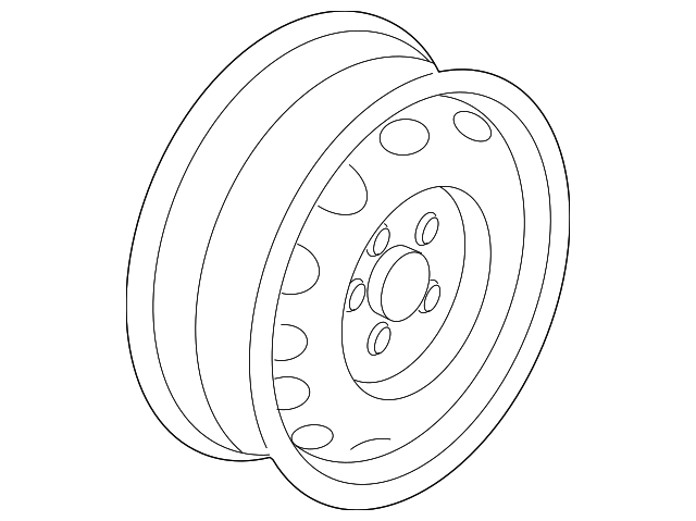 Spare Wheel 5C0-601-027-C-03C - View 2