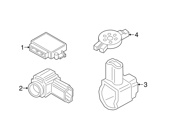 Sensor (Unpainted) 5q0919275cgru