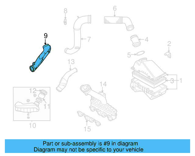 Connector Pipe 1C0-129-684-AP - View 4