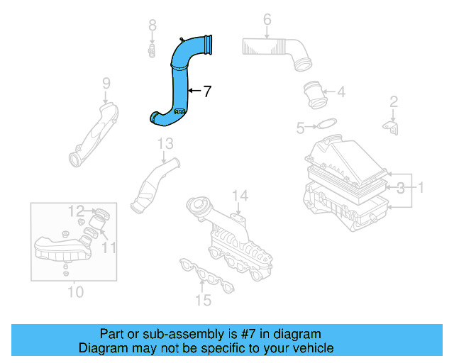 Connector Pipe 1C0-129-684-AP - View 6