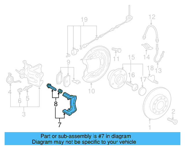 Disc Brake Caliper Pin Boot 1K0-698-470 - View 40
