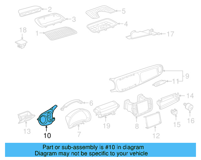 Trim Panel 5C1858365ARX2 - View 5