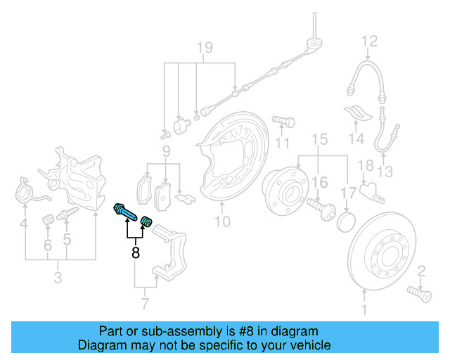 Disc Brake Caliper Pin Boot 1K0-698-470 - View 47