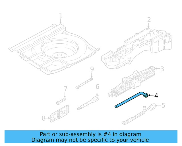 Lug Wrench 4D0-012-219-A - View 29