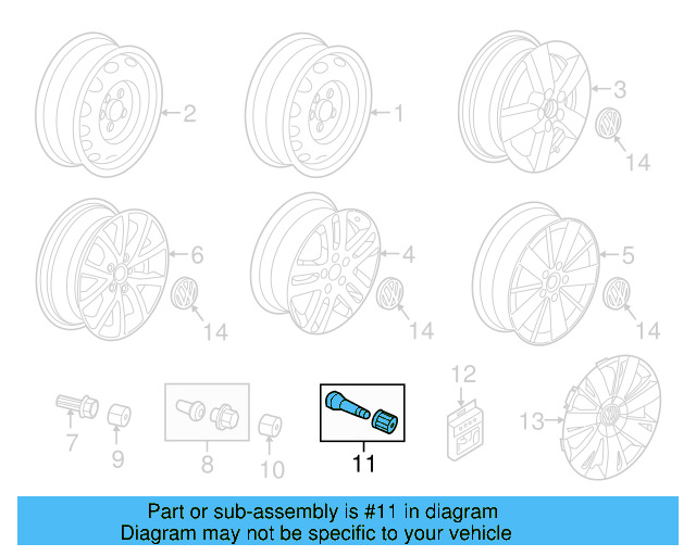 Valve Stem 839-601-361 - View 11