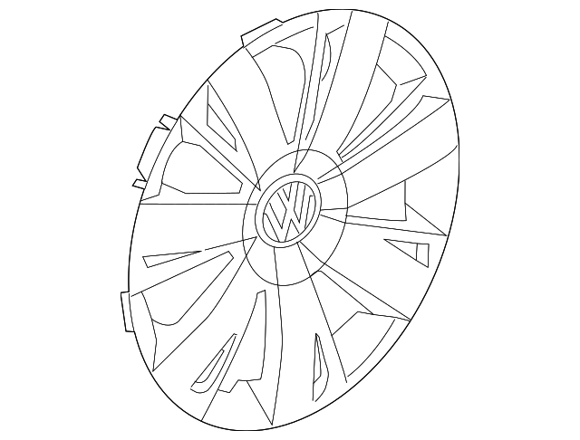 Wheel Cover 5C0-601-147-D-QLV - View 3