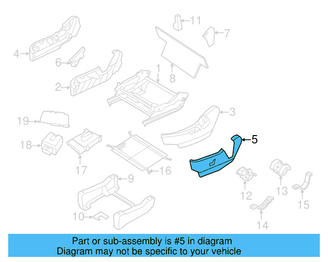 Lower Shield 7B0-885-318-B-DE5 - View 6