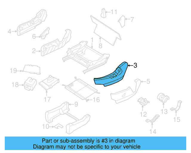 Lower Shield 7B0-885-318-B-DE5 - View 16