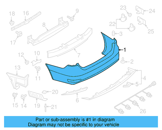 Bumper Cover (Unpainted) 5c6807417lgru