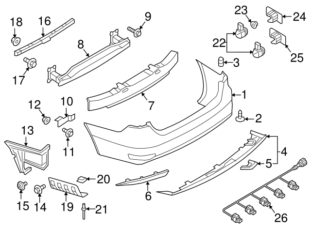 Fender Liner Nut WHT-004-694 - View 87
