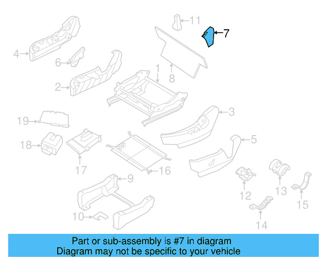 Side Shield Cap 7B0-881-477-DK5 - View 3