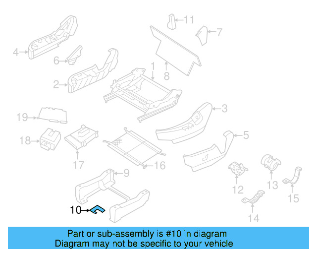 Lifter Bracket 7B0-881-547-C - View 5