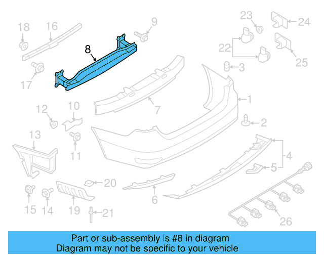 Impact Bar 5C6-807-305-B - View 10