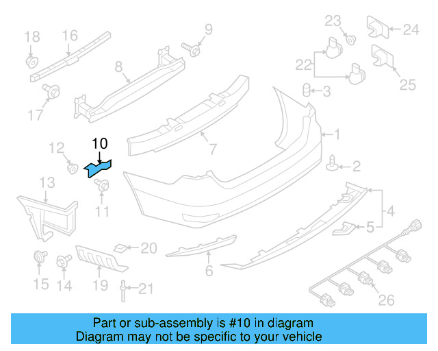 Corner Support 5C6-807-393-E - View 5