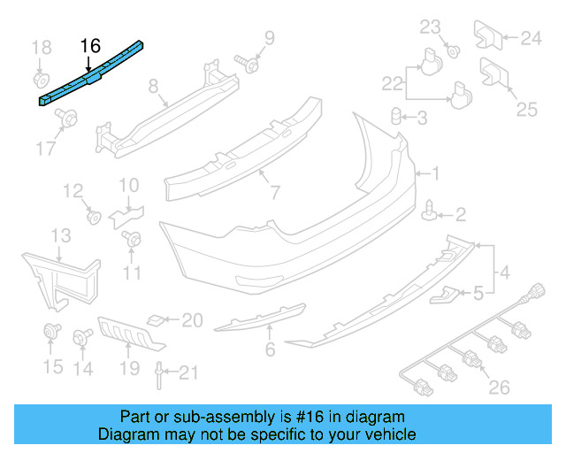 Center Support 5C6-807-863-B - View 5