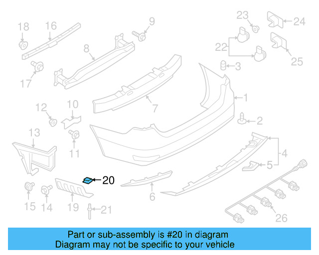 Lower Molding 5C6-854-690-9B9 - View 4