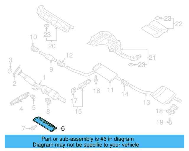 Catalytic Converter Heat Shield 1J0-253-243-AG - View 6