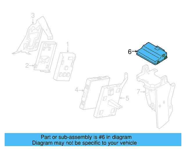 Body Control Module 4H0907064AH