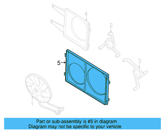 Fan Shroud 1J0-121-205-B-B41