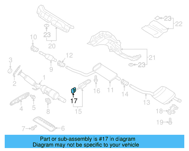 Muffler & Pipe Retainer Ring 1K0-253-147 - View 6