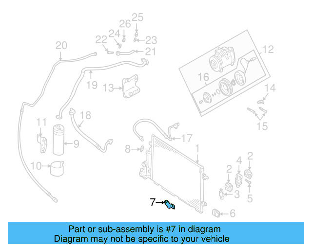Temp Sensor Bracket 8D0-820-536-C - View 4