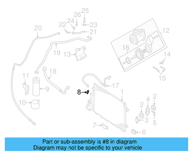 Safety Switch 8D0-959-482-B - View 3