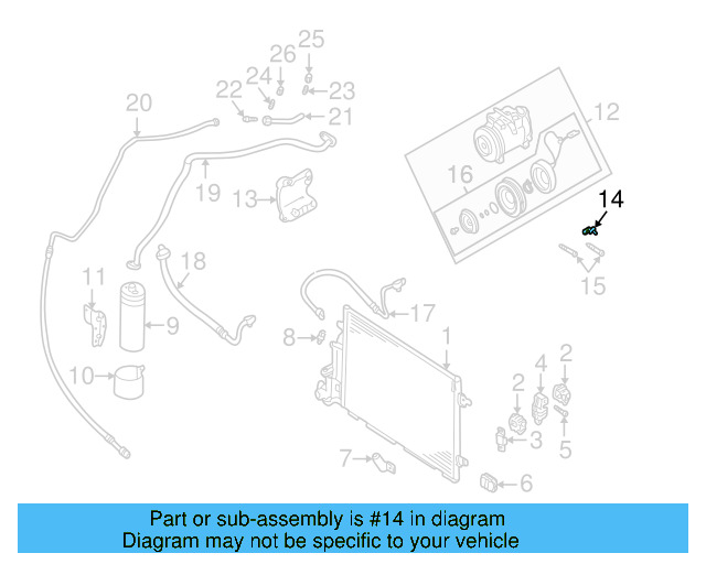 Side Bracket 8D0-260-759-L - View 8